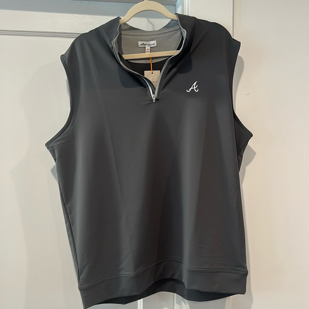 Peter millar Atlanta Braves men’s vest, BRAND NEW WITH TAGS, size XL